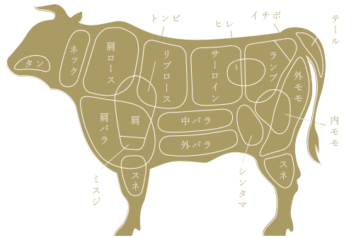 牛肉各種部位